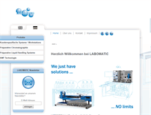 Tablet Screenshot of labomatic.ch
